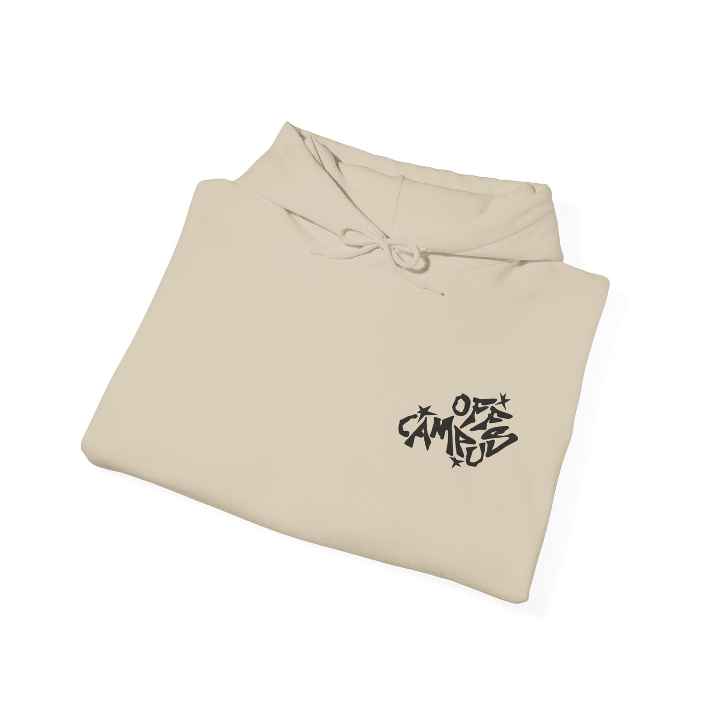 OFFCAMPUS - Beige Hoodie w/ Lightning Bolt