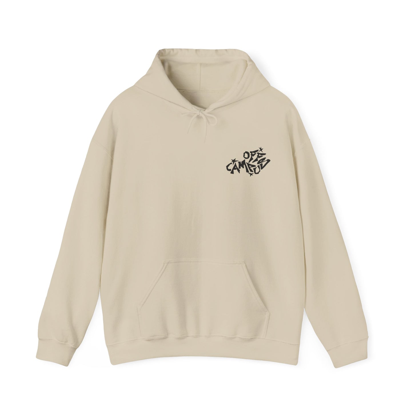 OFFCAMPUS - Beige Hoodie w/ Lightning Bolt
