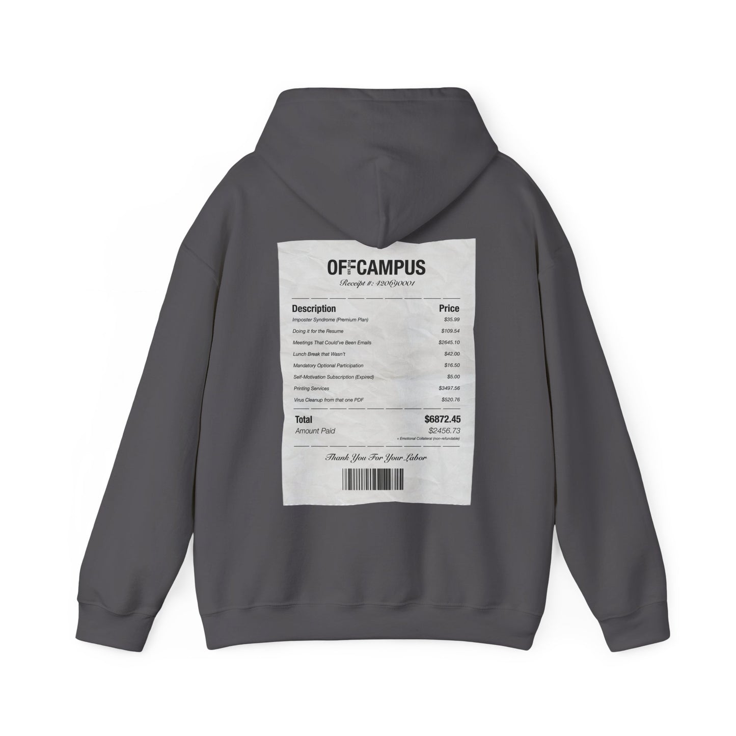 OFFCAMPUS - Receipt Hoodie